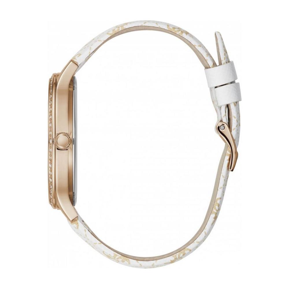 Guess White Leather Watch GUW1229L3AC