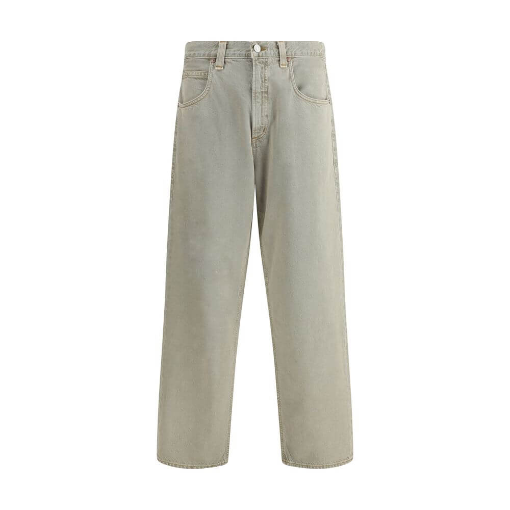 Agolde Gray Cotton Jeans Denim