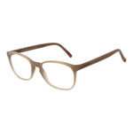 Andy Wolf Brown Unisex Glasses Frame with full-rim acetate design and demo lenses.