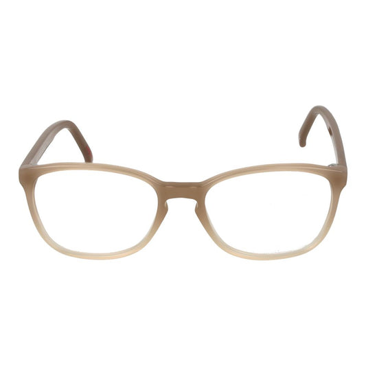 Andy Wolf Brown Unisex Glasses Frame in acetate, full-rim panto style, size 50-16-135, with branded case, demo lenses.