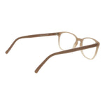 Andy Wolf Brown Unisex Glasses Frame side view showcasing acetate material and full-rim panto style.