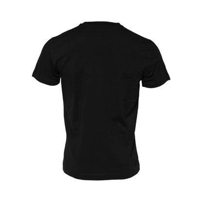 Dolce & Gabbana Black Cotton Crew Neck Short Sleeves T-shirt