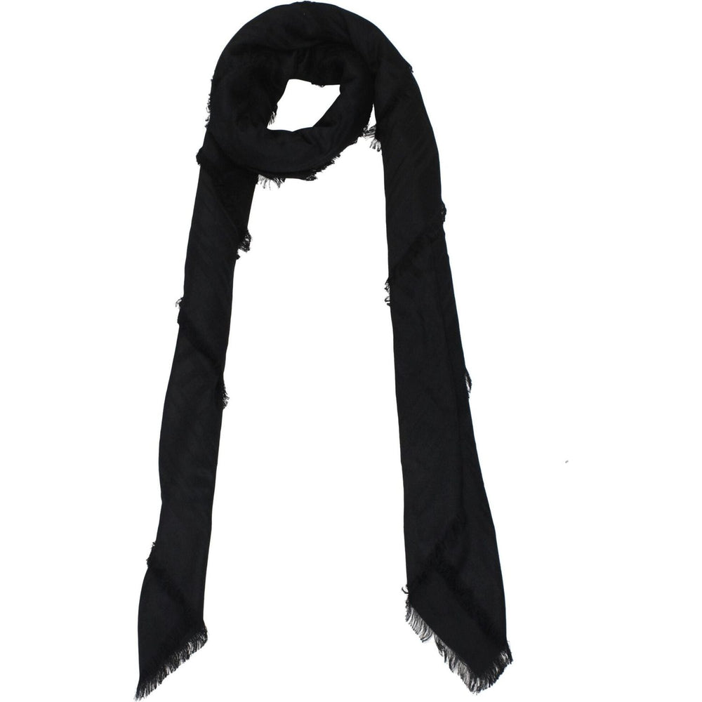 Balmain Black Viscose Foulards BA8547368599817BT