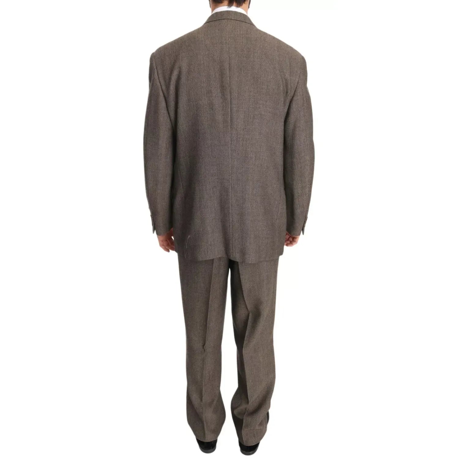 Dolce & Gabbana Brown Single Breasted Wool Suit