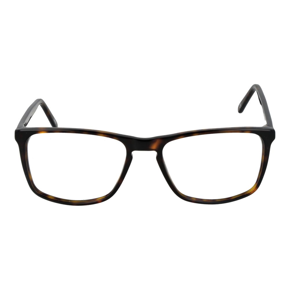 Andy Wolf Brown Unisex Glasses Frame, full-rim acetate, rectangle shape.