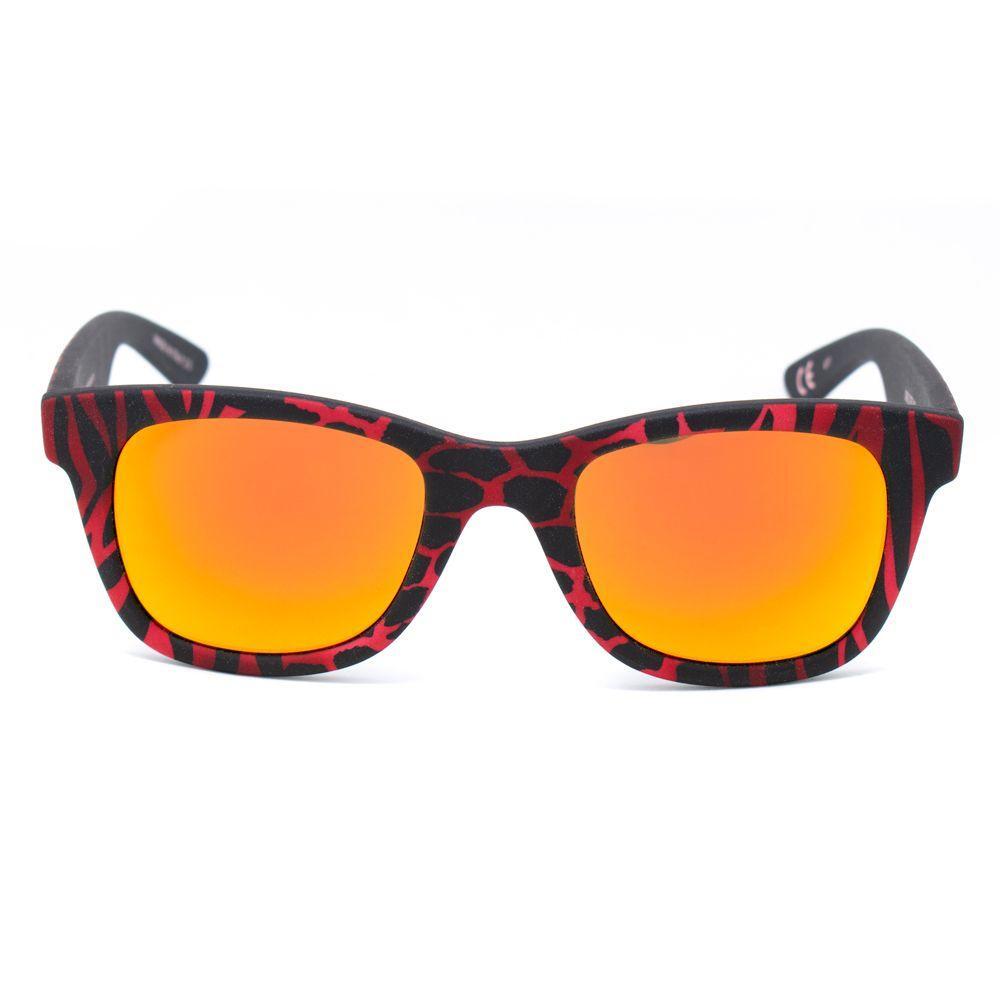Italia Independent Red Acetate Sunglasses