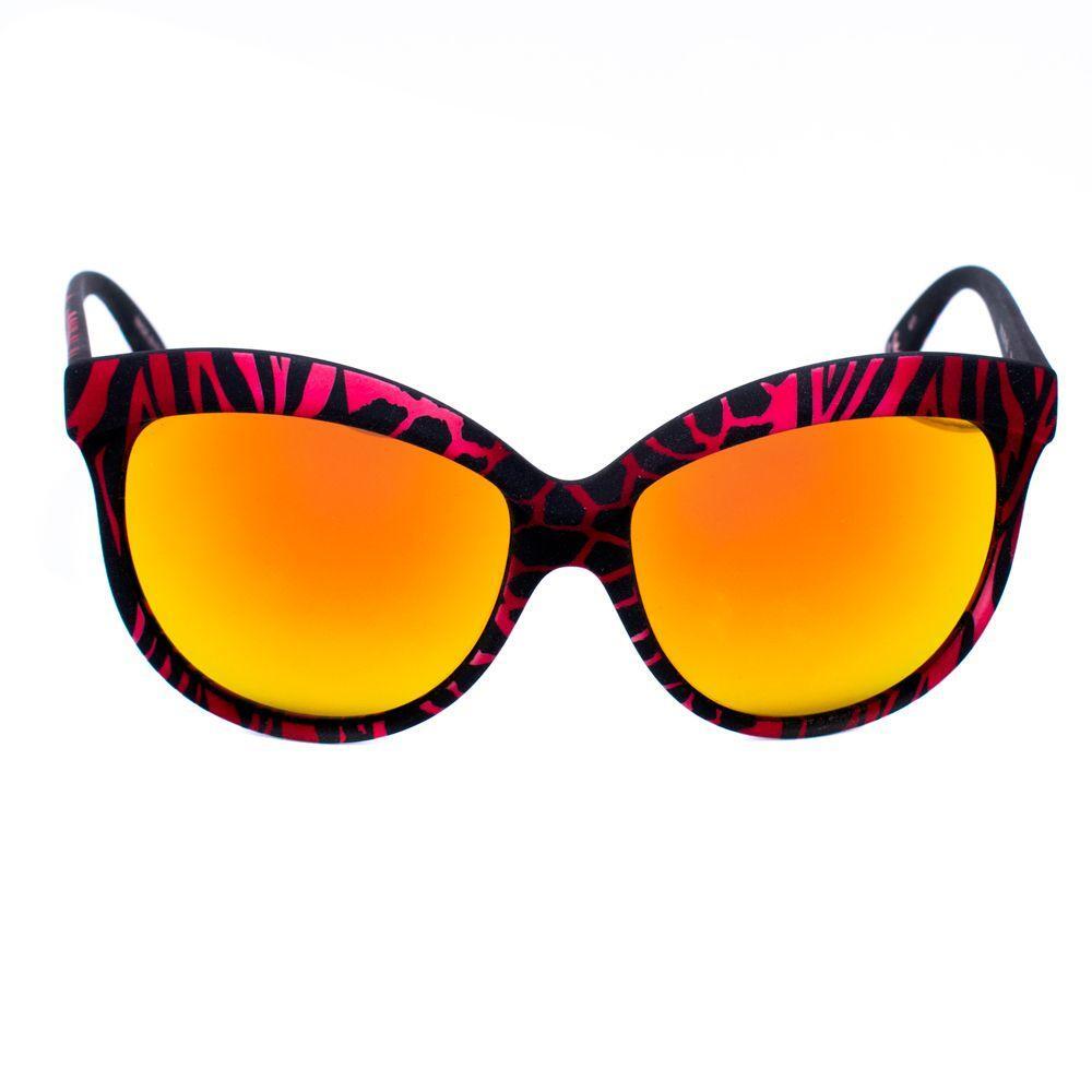 Italia Independent Red Acetate Sunglasses II0092ZEF053AC