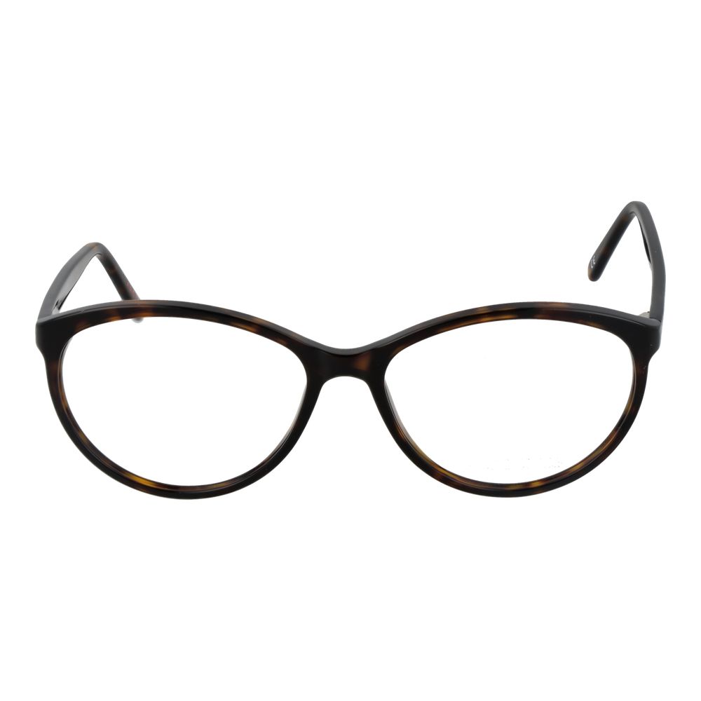 Andy Wolf Brown Unisex Glasses Frame, acetate full-rim oval style, size 54-14-140, includes branded case.