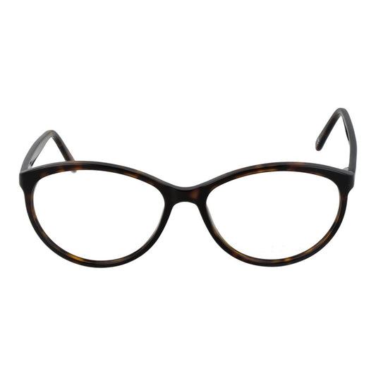 Andy Wolf Brown Unisex Glasses Frame, acetate full-rim oval style, size 54-14-140, includes branded case.