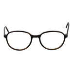 Andy Wolf Brown Unisex Glasses Frame in acetate with full-rim panto style, size 53-18-145, includes branded case.