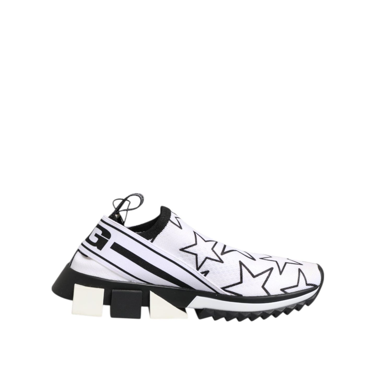 Dolce & Gabbana White Stars Sorrento Low Top Sneakers Shoes