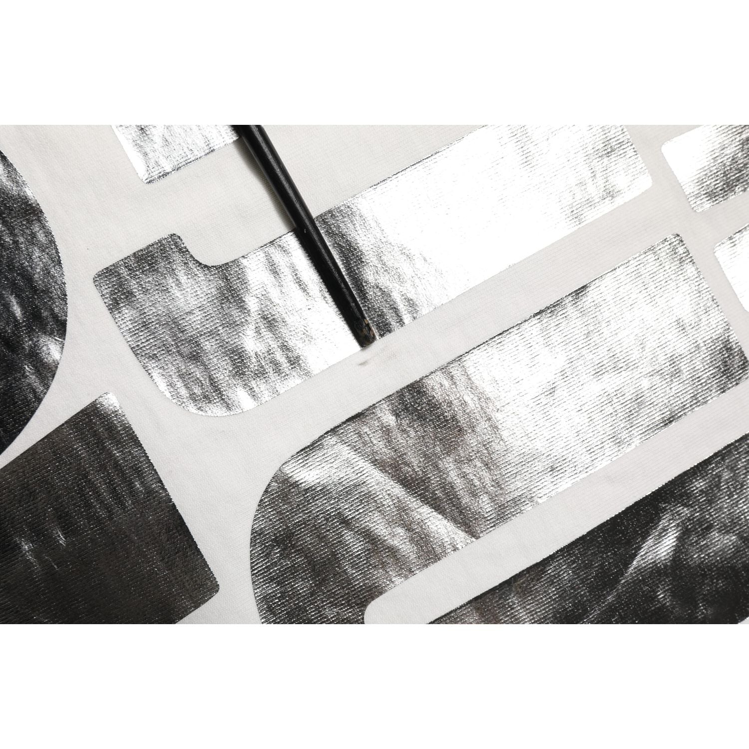 Dolce & Gabbana White Metallic Print Cotton CrewNeck T-shirt