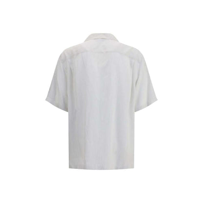 Alexander McQueen White Viscose Pattern Shirt