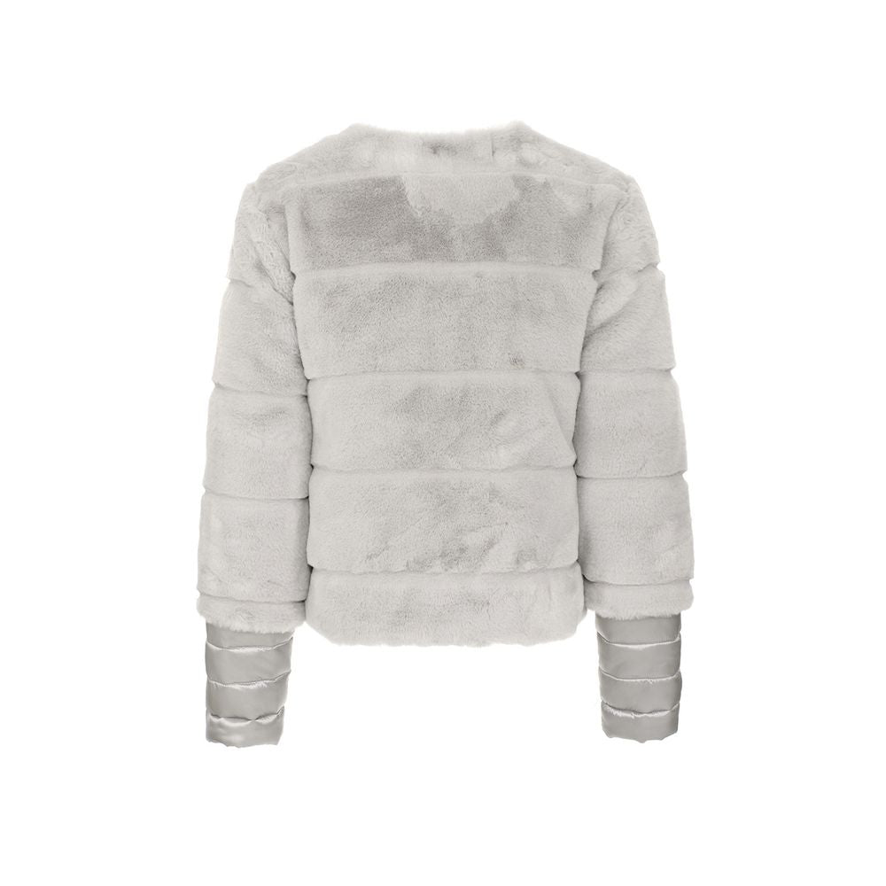 Maison Espin Gray Polyester Jackets & Coat MA-1640-XL