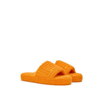 Bottega Veneta Orange Cotton Slipper BO-10130670-EU42/US9