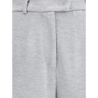 Brunello Cucinelli Gray Cotton Casual Pants