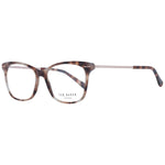 Ted Baker Brown Women Glasses Frame, full-rim acetate with butterfly style, demo lenses, size 52-15-140, includes branded case.