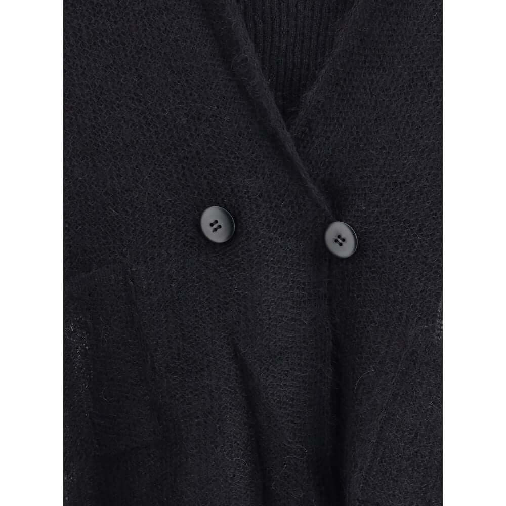 Giorgio Armani Black Mohair Cardigan