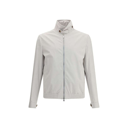 Brunello Cucinelli Gray Polyamide Shell Jacket