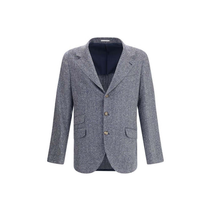 Brunello Cucinelli Blue Wool Blazer