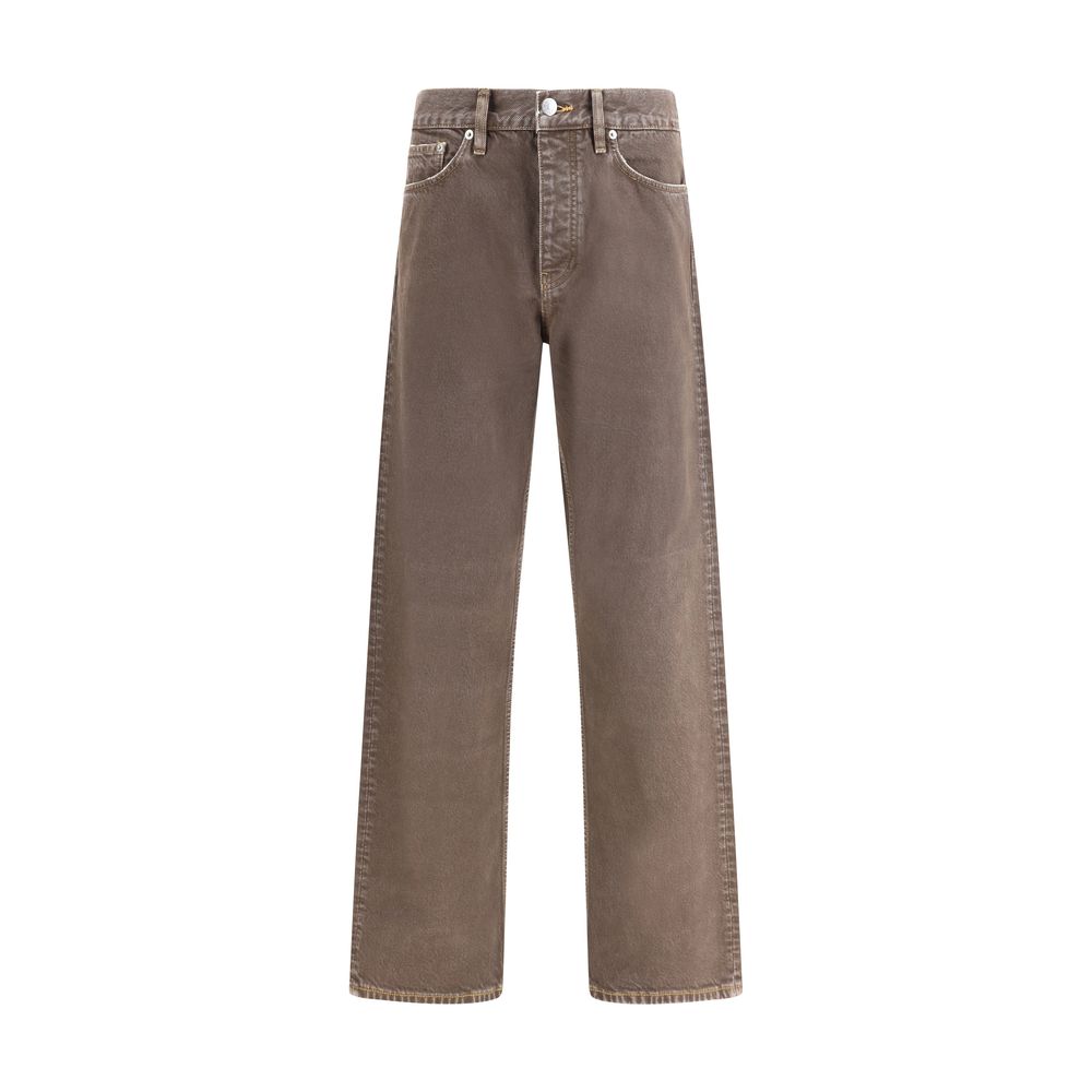 Sunflower Brown Cotton Relaxed Fit Jeans