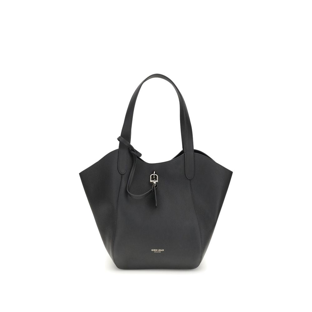 Front view with bag zipped and handles upright.