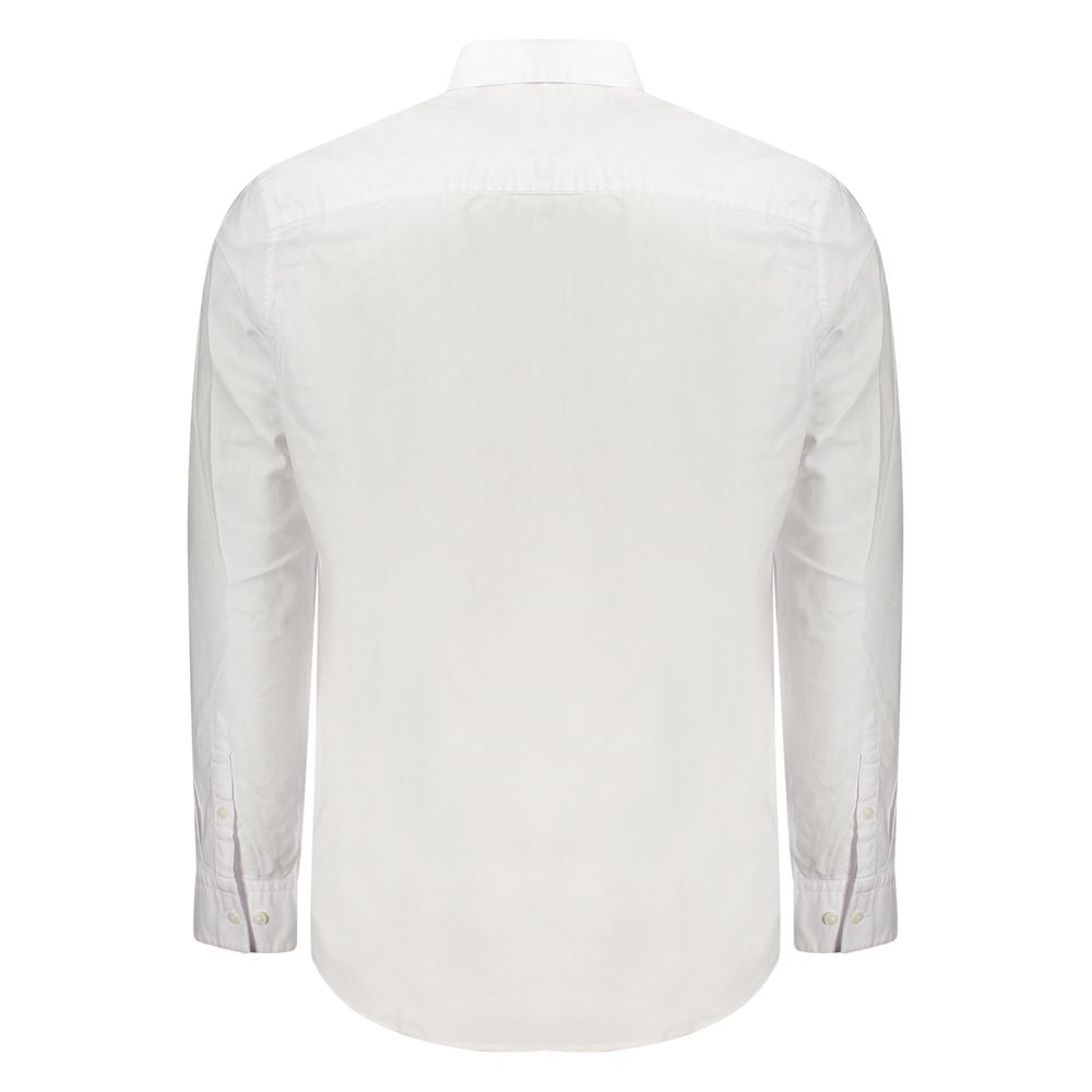 Calvin Klein White Cotton Men Shirt CA-39422-S