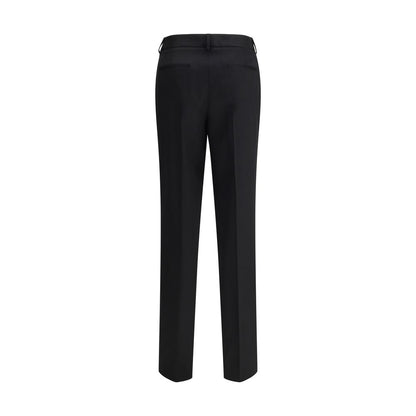 Lardini Black Wool Oves Aries Pants