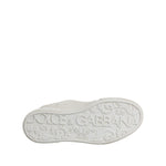 Dolce & Gabbana White Miami Leather Low Top Sneakers Shoes