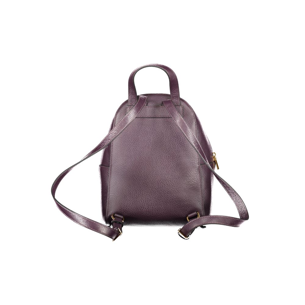 Coccinelle Purple Leather Backpack