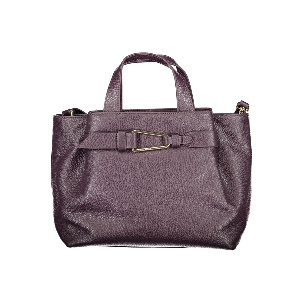 Coccinelle Purple Leather Handbag