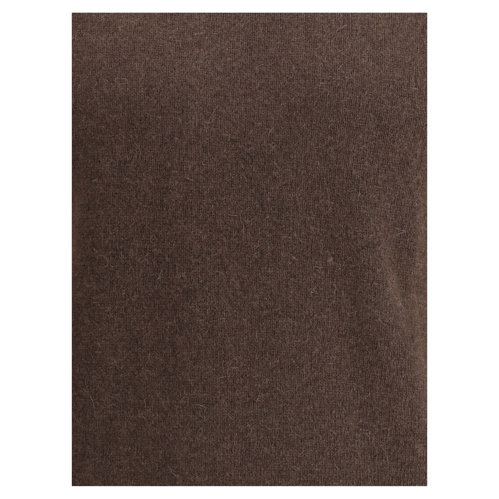 Brooksfield Brown Alpaca Vicugna Pacos Sweatshirt