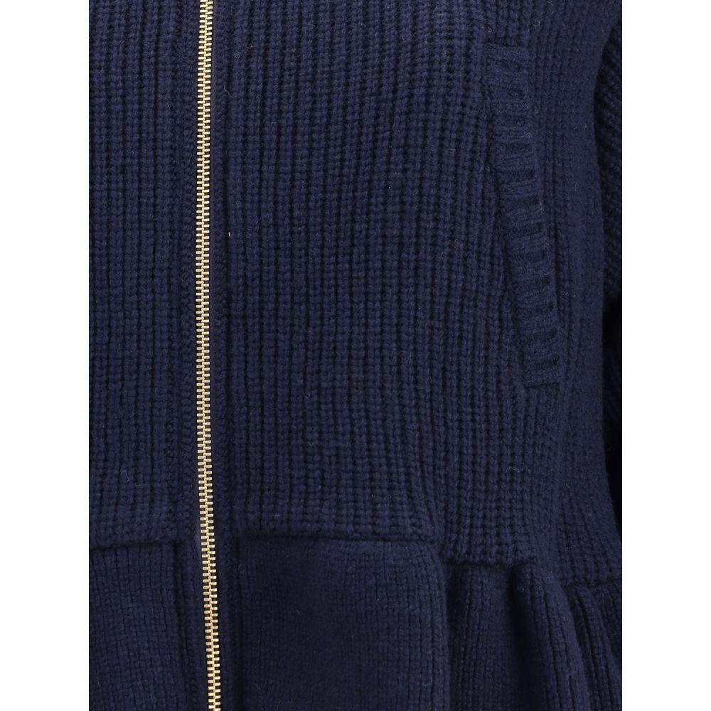 Undercover Bomber Jacket with wool inserts UN-UP2E1207NAVY-2
