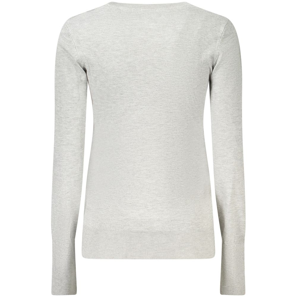 Guess Jeans Gray Viscose Women Sweater GU-39565-S