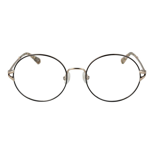 Christian Lacroix Beige Women Glasses Frame, full-rim metal round style, 51-18-135 size