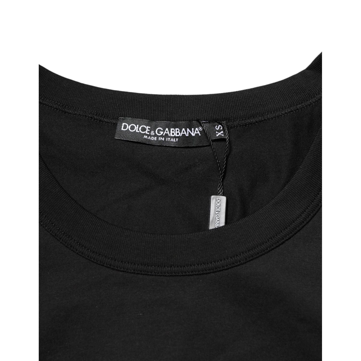 Dolce & Gabbana Black Cotton Sleeveless Underwear Men Tank Top