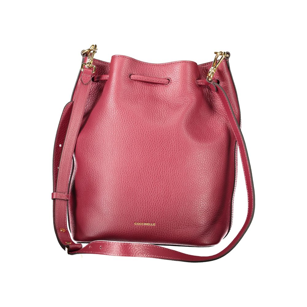 Coccinelle Purple Leather Handbag