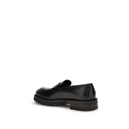 Ferragamo Black Calf Leather Bos Taurus Slip-On Loafers 1728,72470364320,Black,EU39/US6,EU40/US7,EU41.5/US8.5,EU42.5/US9.5,EU42/US9,EU43/US10,EU44/US11,Ferragamo,Loafers - Shoes,Men,New with tags,Shoes,Slip-On Loafers - Loafers - Shoes