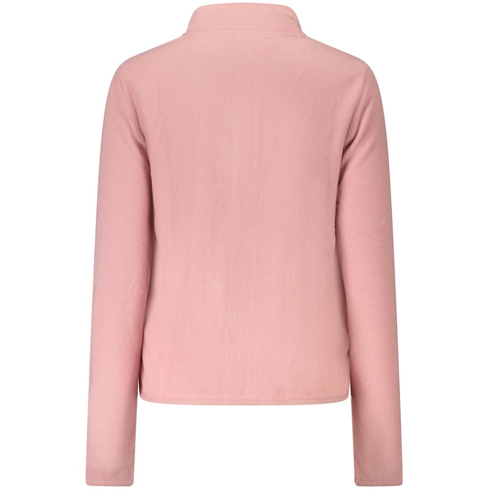 Norway 1963 Pink Polyester Women Sweater back view with long sleeves and elegant design.