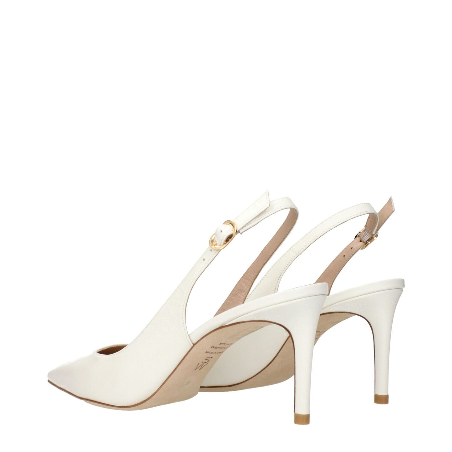 Stuart Weitzman Beige Leather High Heel Pumps