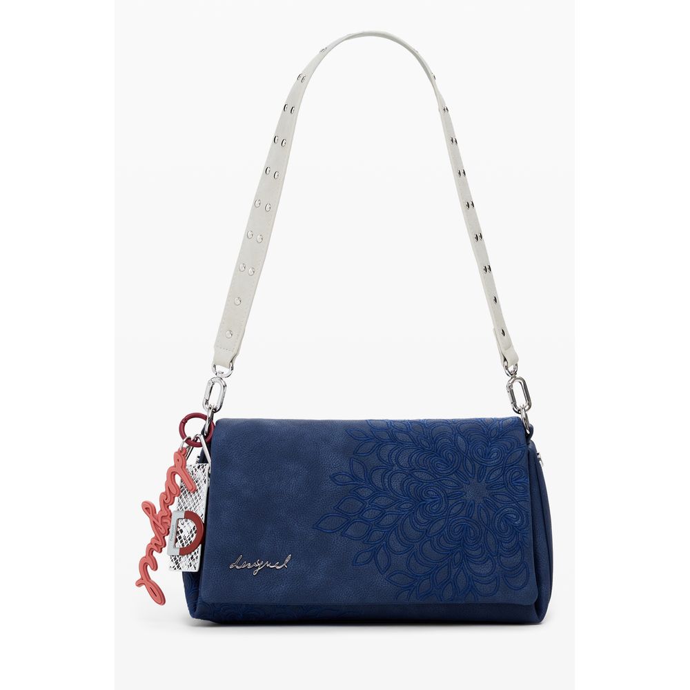 Front view with bag zipped and handles upright.
