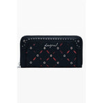 Desigual Black Polyethylene Women Wallet with chic design and ample space for essentials