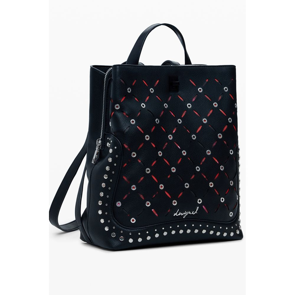 Desigual Black Polyethylene Backpack