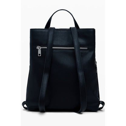 Desigual Nero Polyurethane Women Mini Backpack
