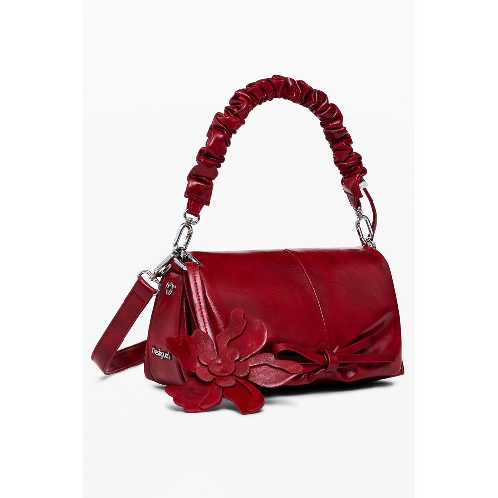 Desigual Red Polyethylene Handbag