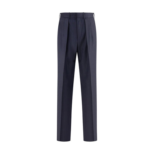Tom Ford Blue Wool Dress Pants