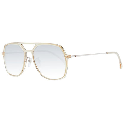 Lozza Beige Acetate & Plastic Sunglasses