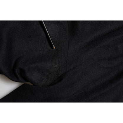 Dolce & Gabbana Black Cashmere Dress Formal Men Trouser Pants