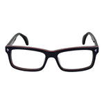Lozza Blue Men Glasses Frame in cellulose acetate, full-rim style, size 55-16-145, suitable for demo lenses, rectangular design.