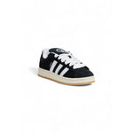 Adidas Black Suede Leather Sneaker with iconic three stripes and rubber sole for comfort and style, perfect for everyday wear.
